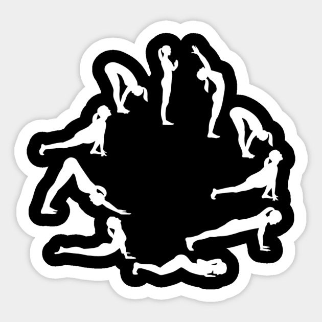 Yoga Sticker by Designzz